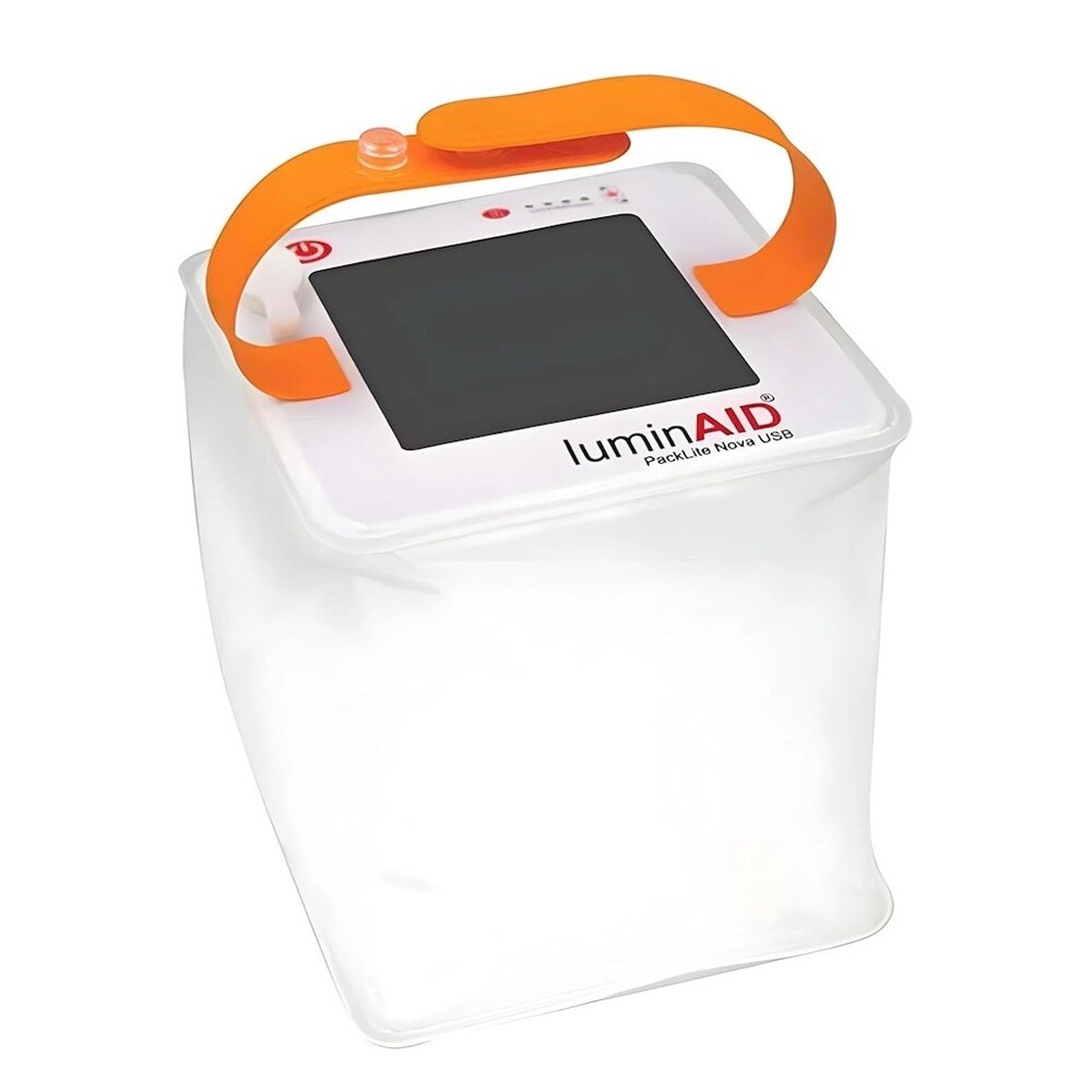 LuminAID PackLite Nova USB Solar LED Lantern White 75 Lumens Waterproof